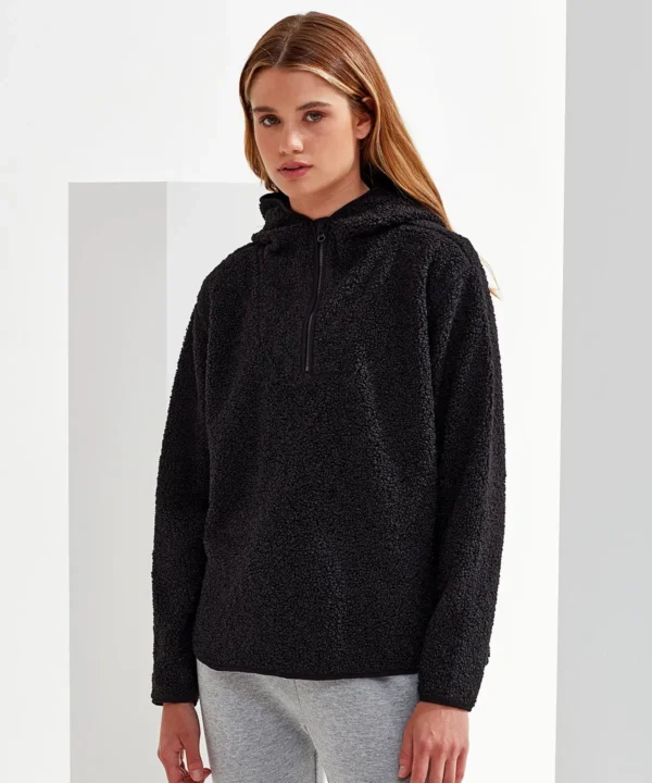 TriDri - Womens Sherpa Quarter-Zip Hoodie - Image 3