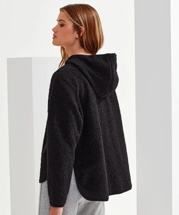 TriDri - Womens Sherpa Quarter-Zip Hoodie - Image 5