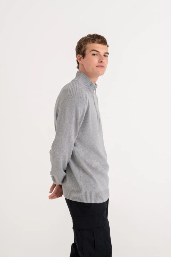 AWDis Ecologie - Wakhan Quarter Regen Zip Knit Sweater - Image 2